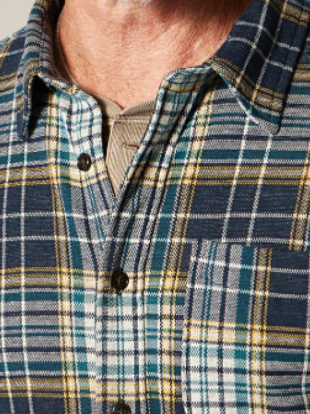 NWT J.Crew John Navy Green Seaboard soft-knit shirt Small